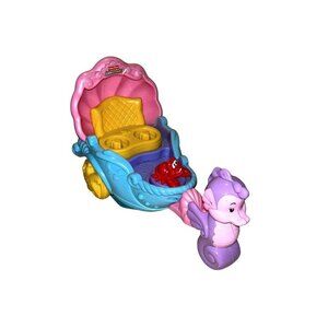 Fisher Price Little People Disney Little Mermaid Ariel's Musical Coach Carriage